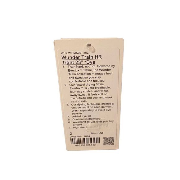 Lululemon Wunder train Hr 23” dye - Picture 3 of 4